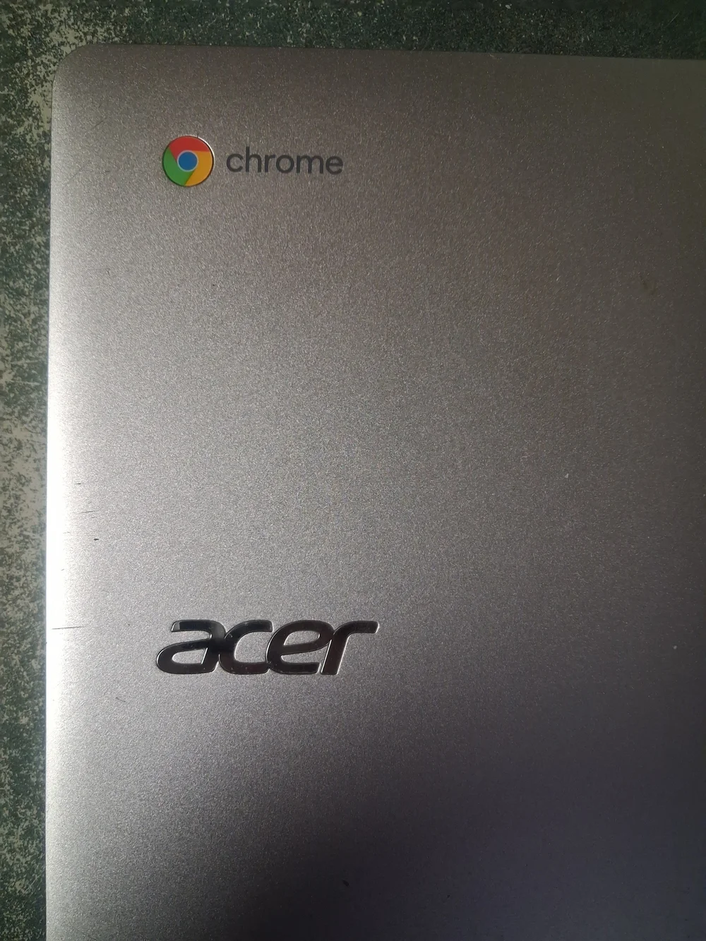 Acer Chromebook Laptop in Silver with Black Keyboard